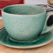 Ceramic Cup & Saucer 8oz