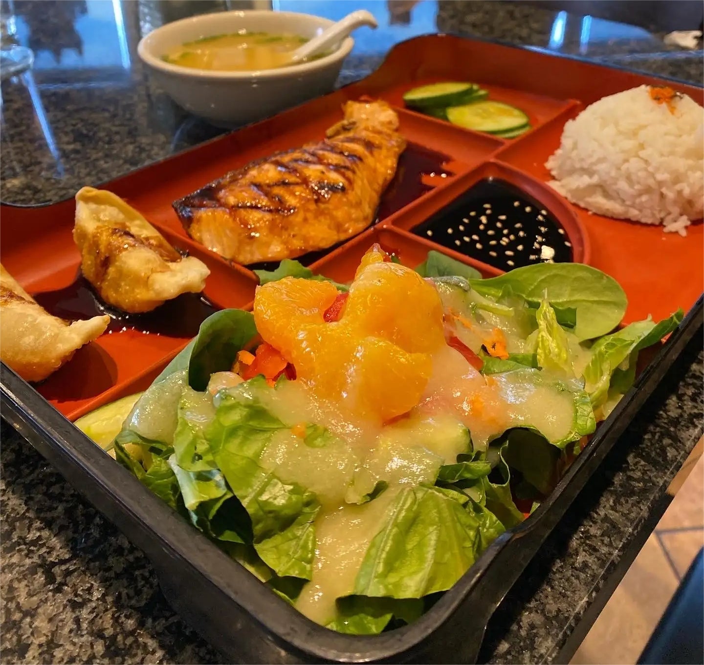 Salmon Bento