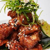 Korean BBQ Chicken Popcorn