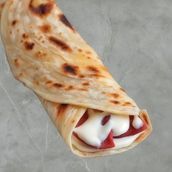 Chapati Kraft Cheese With Mortadella