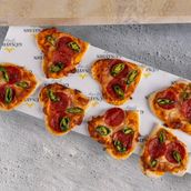 Mini Pizzay In Hearts! 