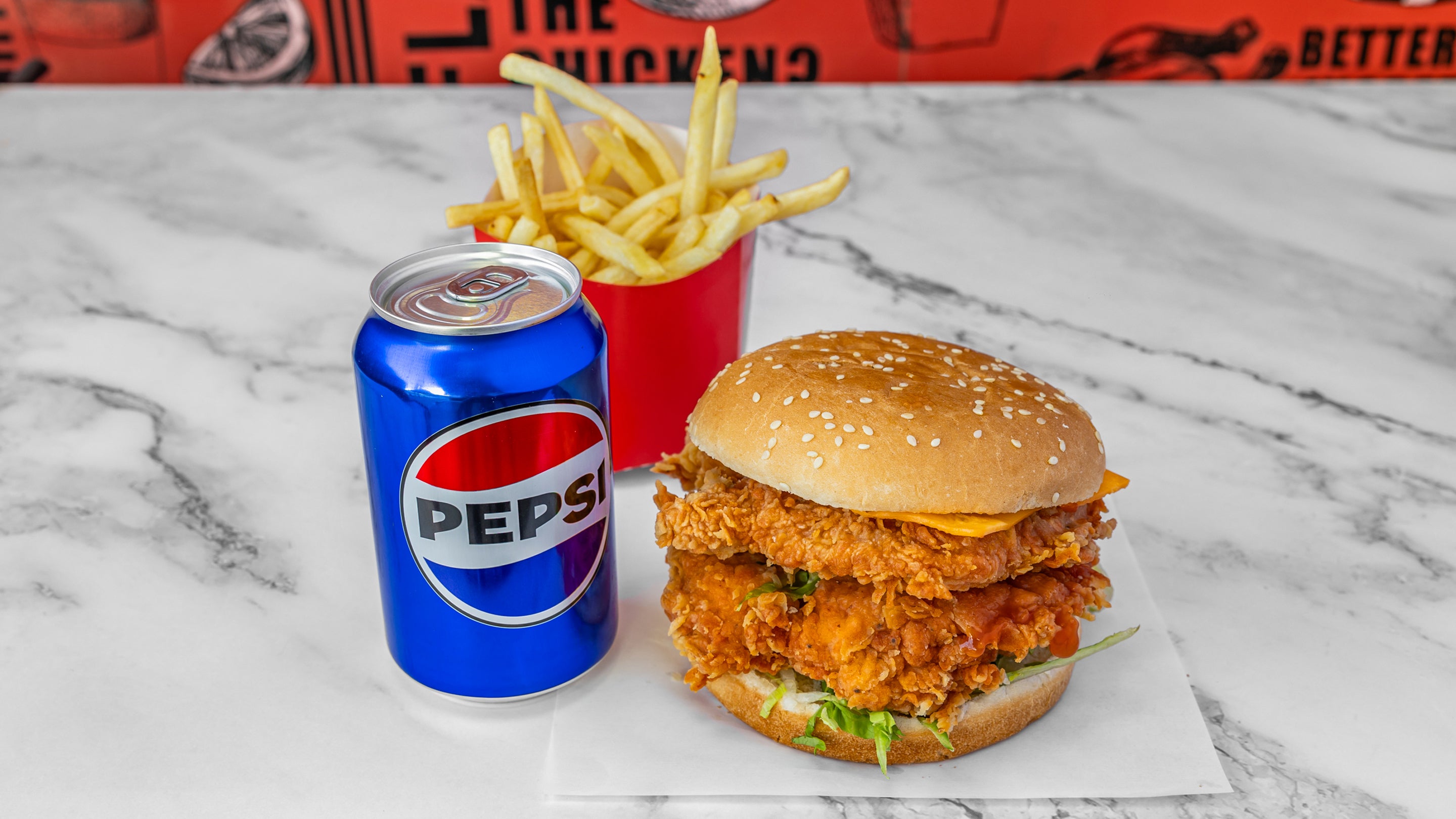 Krispyz Double Fillet Burger Meal