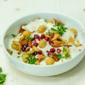  Chickpea Fettah With Yogurt 