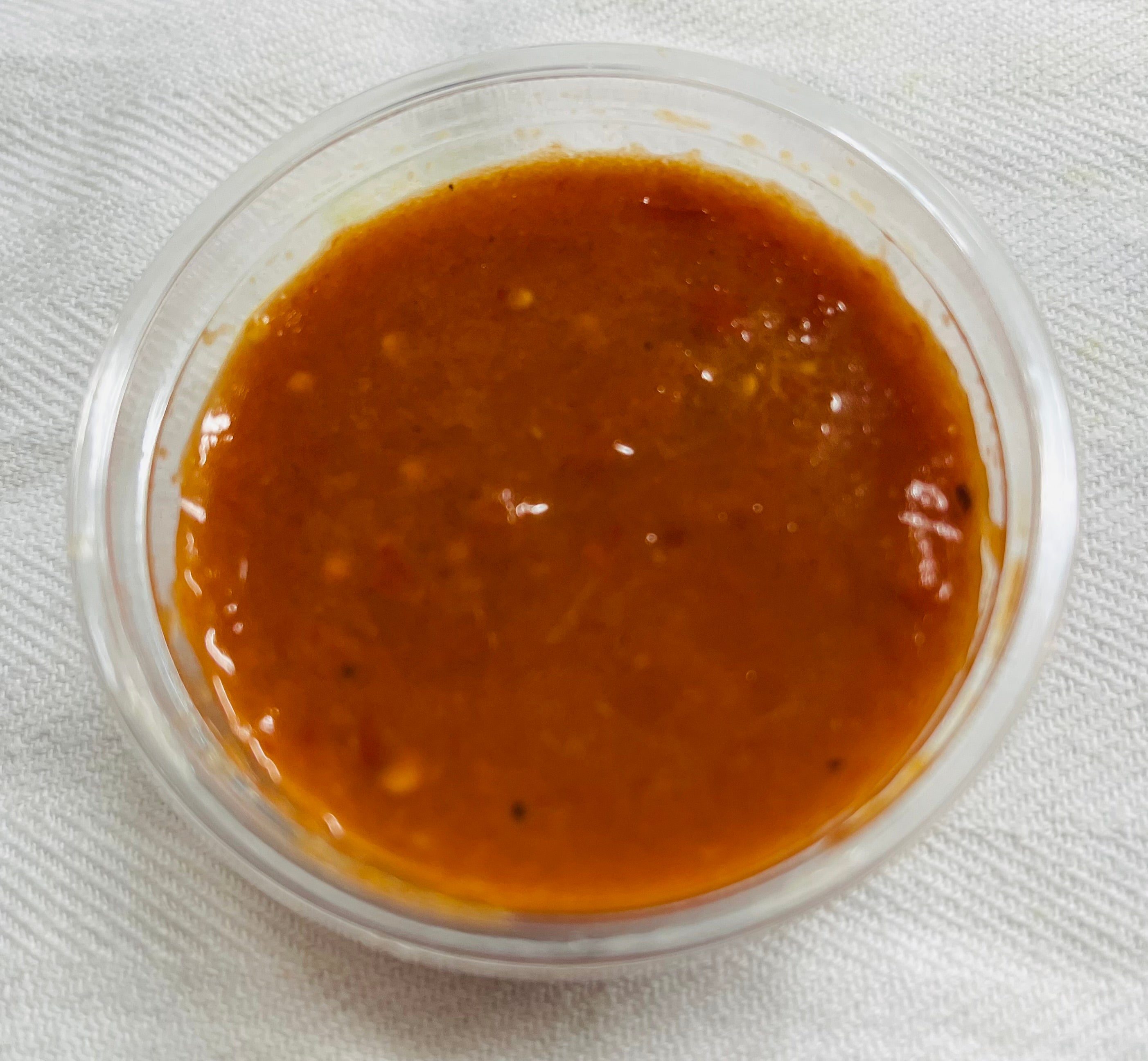 Chile Morita and tomatillo salsa