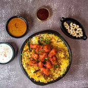 Zafran Chicken 65 Biryani