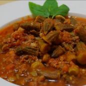 Okra Stew with Rice