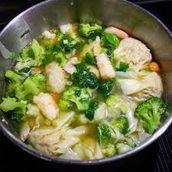 Veg Wonton Noodle Soup