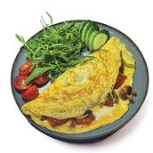 Vegetable Omelet plate