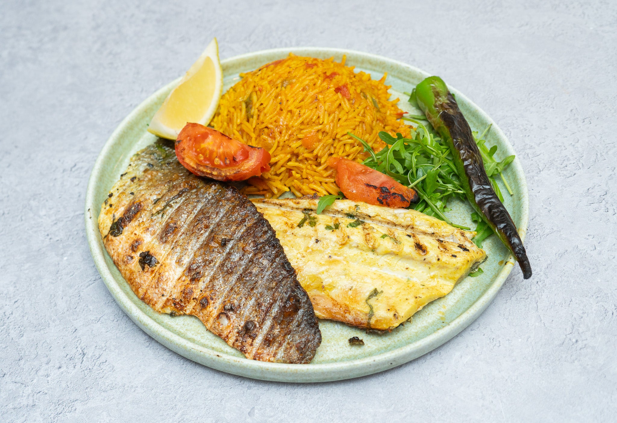 Grilled Seabass (F)