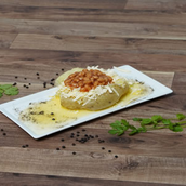 Baked Potato With Cheese And Beans