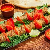 Kobida Lamb Meat Kebab Skewer Dish