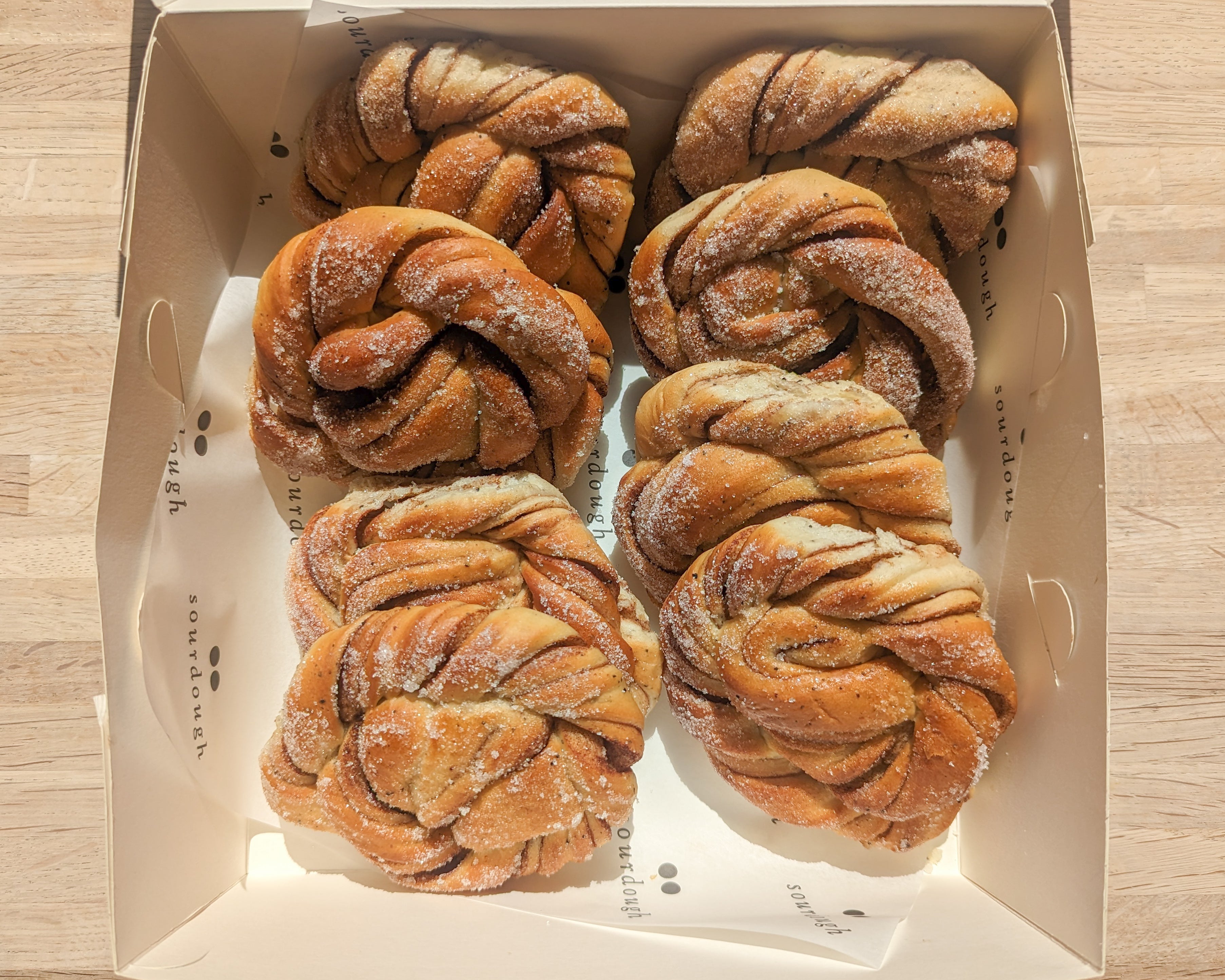 Vegan Cinnamon Bun box