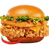 Hot zinger burger
