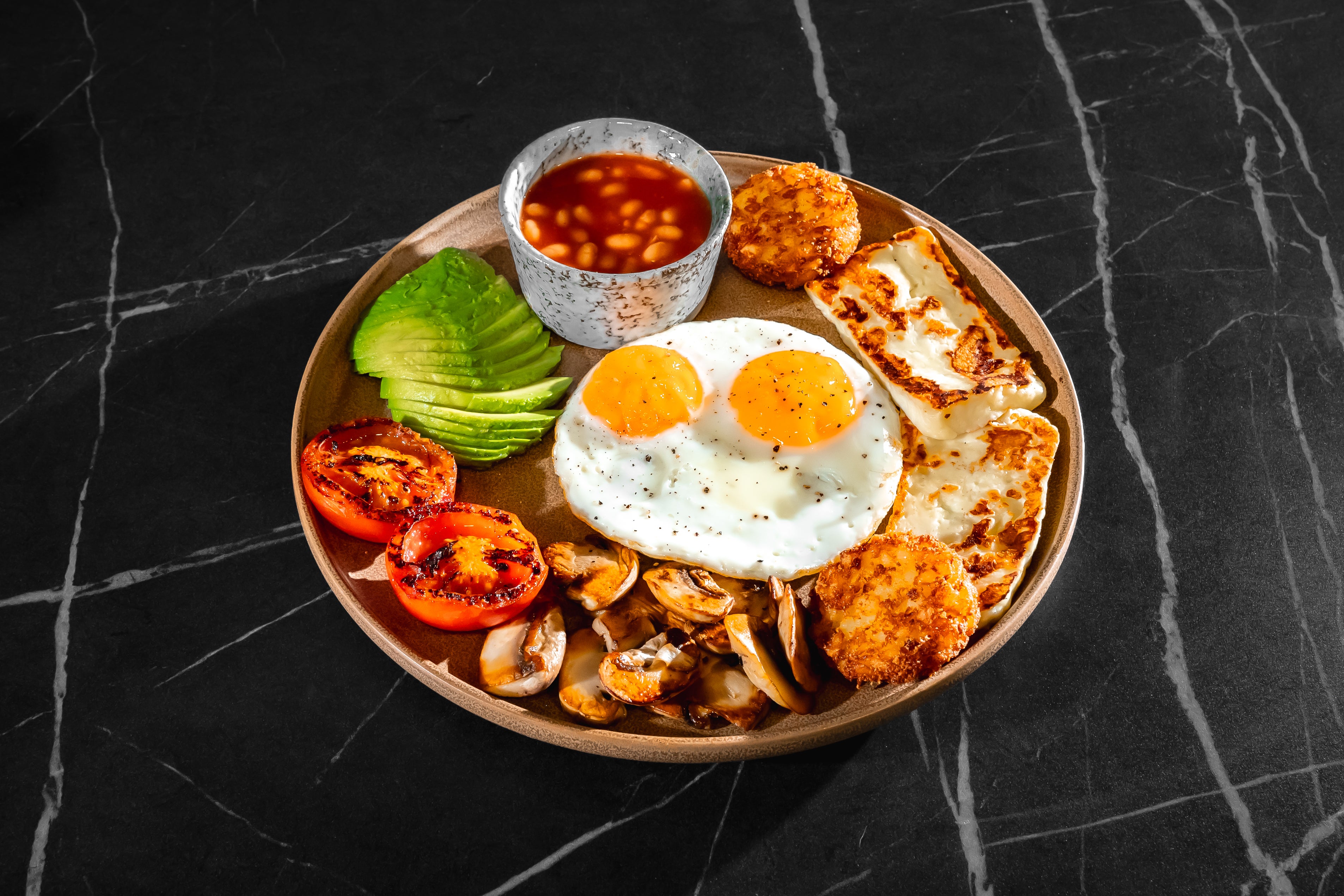 Coco and Nut Vegetarian Breakfast (V)