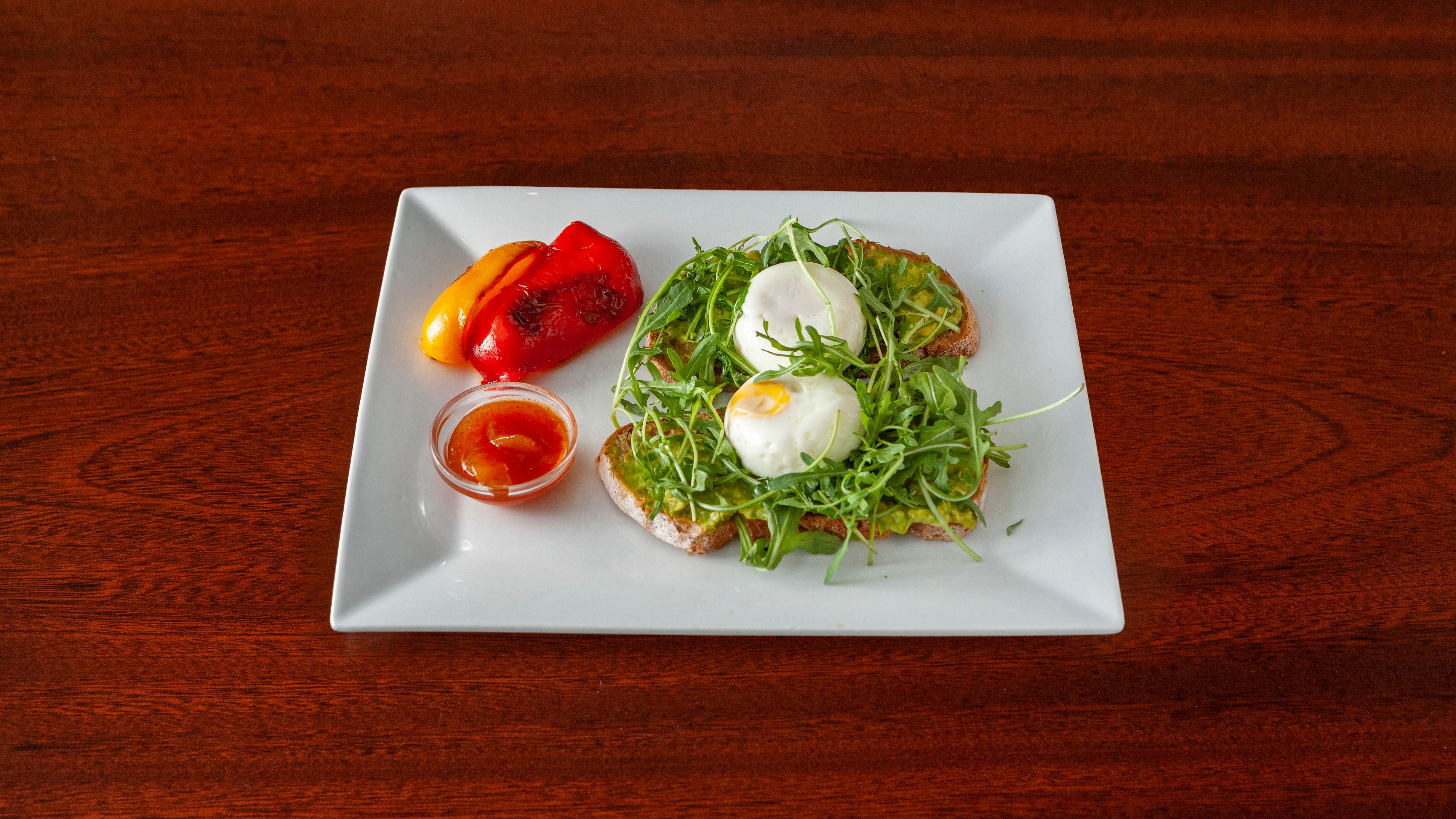 Avocado with Poached Egg
