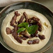 Beef Hommos