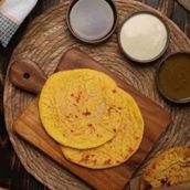 Khameer Bread With Labneh