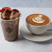 Mini Waffle with Coffee