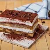 Tiramisu Cake Slice