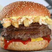 Lebanese Double Beef Burger