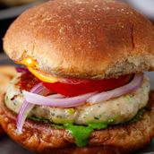 Punjabi Masala Chicken Burger