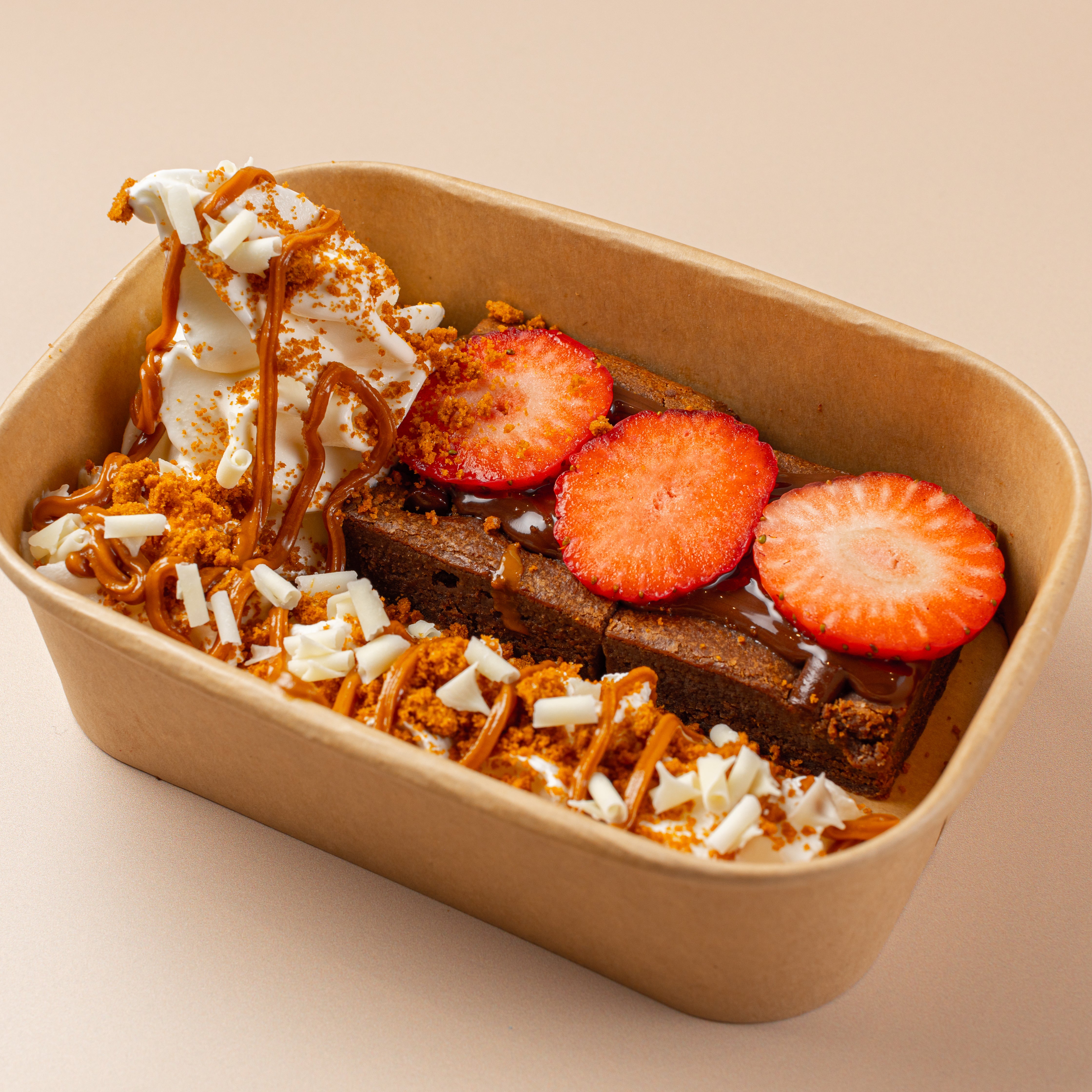 Lotus Biscoff Brownie Tray