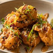 Sriracha Mayo Prawns