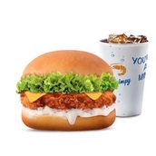 Regular Shrimpy Chicken Fillet + Drink