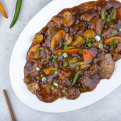 Mushroom And Bamboo Shoot Beef