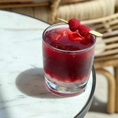 Lychee Boba And Hibiscus Lemonade