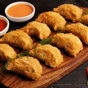 Crispy Cheese Dumplings