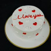 Red Design Cake