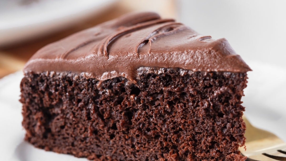 Chocolate Fudge Cake Slice