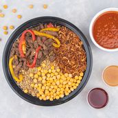 Koshari with liver