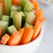 Veggie Sticks With Tahini Sauce