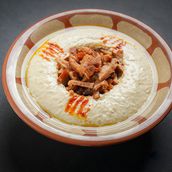 Hummus With Beef Doner