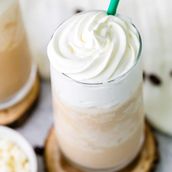 White Mocha Frappe Blended