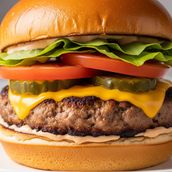 Cheesy Due Burger