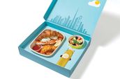Smoked Salmon and Poached Egg Croissant Box