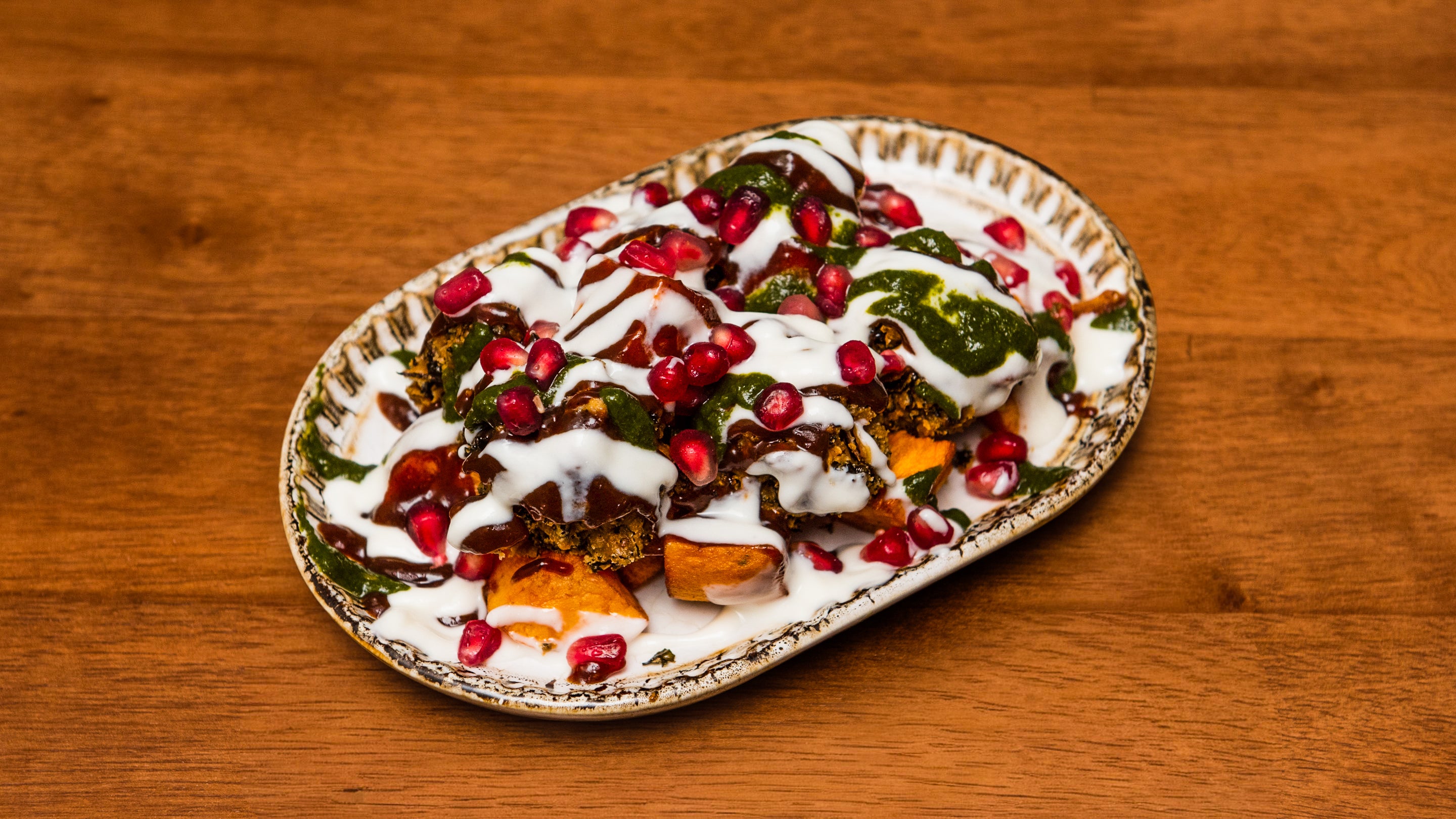 Kale Sweet Potato Chaat
