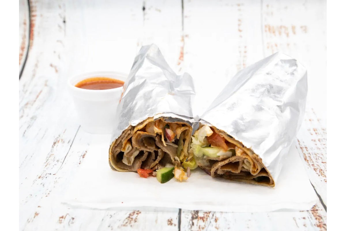 Lamb Doner Meat Wrap