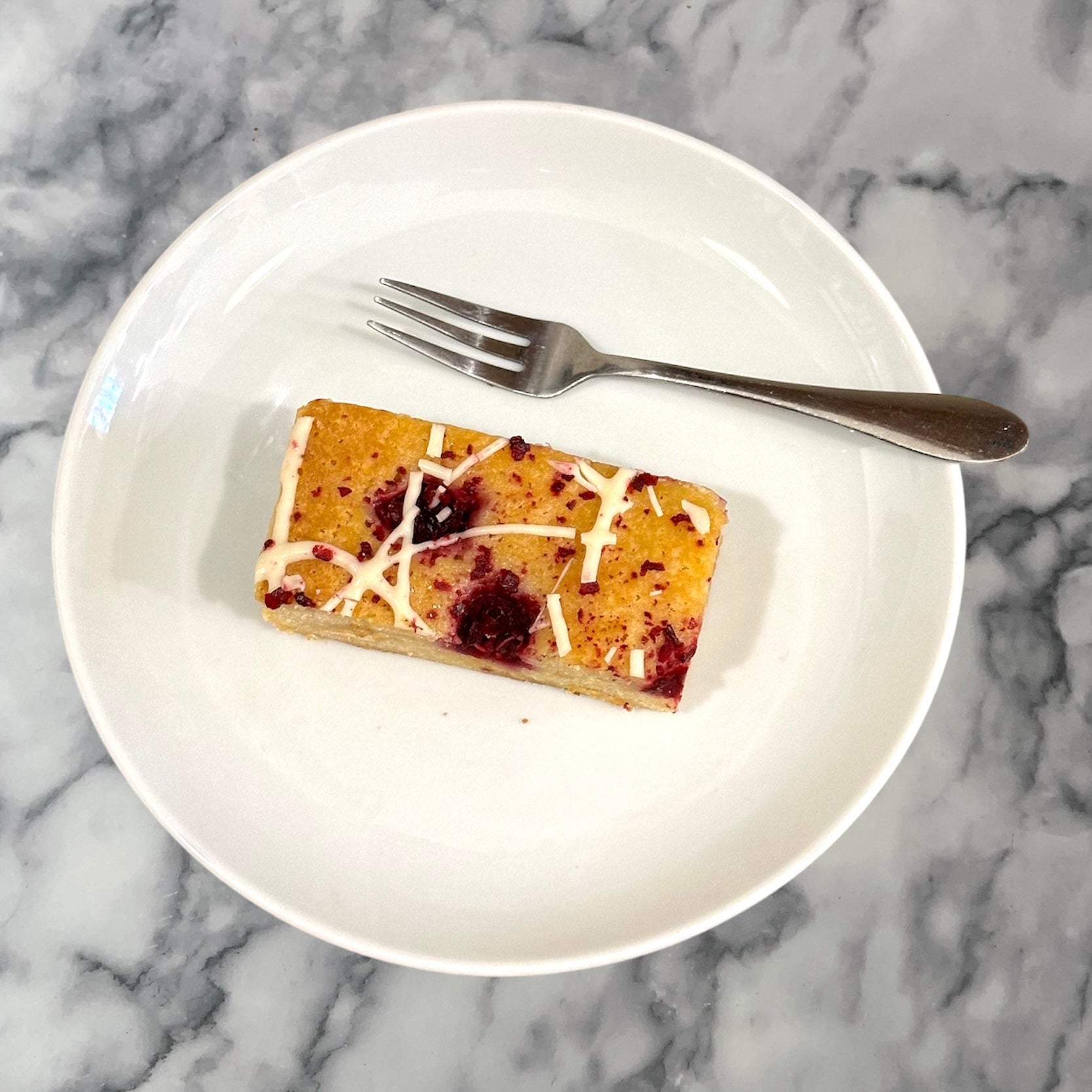Cherry Blondie Cake