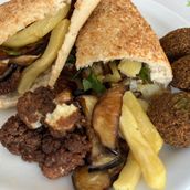 Magali With Falafel
