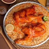 Quarter Chicken Mandi With Rice