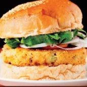 Veg Burger With Fries