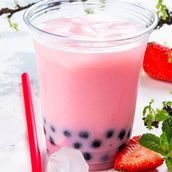 Strawberry Bubble Teaa