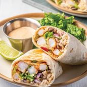 Shrimp Cheese Burrito