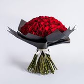 100 Roses Black Wrap