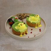 Round Croissant Benedict