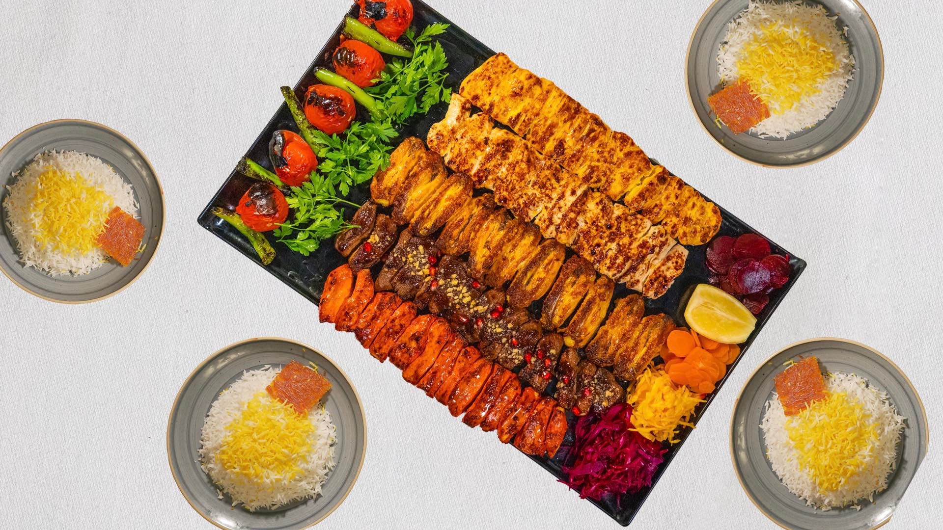 Mixed chicken kebab for 4 people(New)